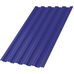 Профлист МеталлПрофиль (Metallprofil) НС-35, покрытие: Полиэстер, высота профиля: 35 мм, односторонний, ширина 1060 мм, цвет: 5002 Ультрамарин, НС-35x1000-B (ПЭ-01-5002-0,7)