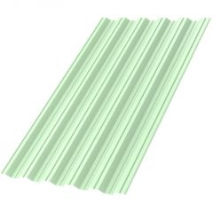 Профлист МеталлПрофиль (Metallprofil) НС-35, покрытие: NormanMP, высота профиля: 35 мм, односторонний, ширина 1060 мм, цвет: 6019 Зеленая пастель, НС-35x1000-B NormanMP (ПЭ-01-6019-0,5)