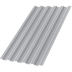 Профлист МеталлПрофиль (Metallprofil) НС-35, покрытие: Полиэстер, высота профиля: 35 мм, односторонний, ширина 1060 мм, цвет: 7004 Серый, НС-35x1000-A (ПЭ-01-7004-0,8)