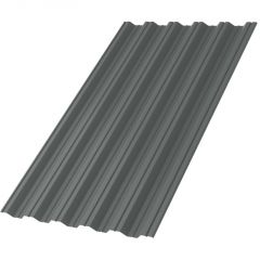 Профлист МеталлПрофиль (Metallprofil) НС-35, покрытие: Полиэстер, высота профиля: 35 мм, односторонний, ширина 1060 мм, цвет: 7005 Мышиный, НС-35x1000-B (ПЭ-01-7005-0,45)