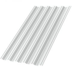 Профлист МеталлПрофиль (Metallprofil) НС-35, покрытие: Полиэстер, высота профиля: 35 мм, односторонний, ширина 1060 мм, цвет: 9003 Белый, НС-35x1000-A (ПЭ-01-9003-0,7)