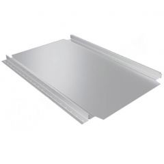Фальцевая кровля Stynergy (Стинержи) Smart Фальц Pro Corundum50, 521х480х0,50 мм, гладкий, Полиэстер (Россия) Zn140 RAL7004 (сигнальный серый) м2