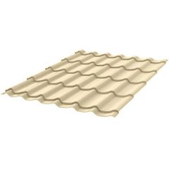 Металлочерепица Stynergy (Стинержи) СМ Классик Corundum50, 1180х1100х0,50 мм, Полиэстер (Россия) Zn140, RAL1015 (светлая слоновая кость) м2