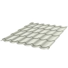 Металлочерепица Stynergy (Стинержи) СМ Классик Corundum50, 1180х1100х0,50 мм, Полиэстер (Россия) Zn140, RAL9002 (светло-серый) м2