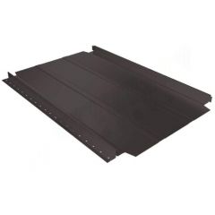 Фальцевая кровля Stynergy (Стинержи) Smart Фальц Pro Corundum50, 521х480х0,50 мм, широкое ребро жесткости, Полиэстер (Россия) Zn140 RR32 (серо-коричневый) м2