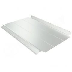 Фальцевая кровля Stynergy (Стинержи) Smart Фальц Pro, 521х480х0,45 мм, узкое ребро жесткости, Полиэстер (Россия) Zn100 RAL9003 (сигнальный белый) м2