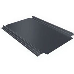 Фальцевая кровля Stynergy (Стинержи) Smart Фальц Pro, 521х480х0,45 мм, Полиэстер (Россия) Zn100 RAL7024 (графитовый серый) м.п.
