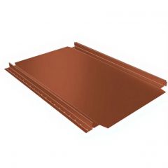 Фальцевая кровля Stynergy (Стинержи) Smart Фальц Pro, 521х480х0,45 мм, Полиэстер (Россия) Zn100 RAL8004 (медно-коричневый) м.п.