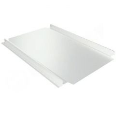 Фальцевая кровля Stynergy (Стинержи) Smart Фальц Pro, 521х480х0,45 мм, Полиэстер (Россия) Zn100 RAL9003 (сигнальный белый) м.п.