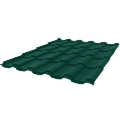 Профиль волнообразный Stynergy (Стинержи) S Graphite45, 1165х1125х0,45 мм, Текстурированный полиэстер (Россия) Zn140 RAL6005 (зелёный мох) м2