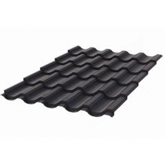 Профиль волнообразный Stynergy (Стинержи) G Graphite45, 1195х1145х0,45 мм, Текстурированный полиэстер (Россия) Zn140 RR32 (серо-коричневый) м2