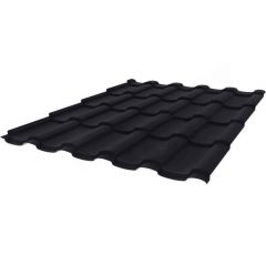 Профиль волнообразный Stynergy (Стинержи) S, 1165х1125х0,45 мм, Полиэстер (Россия) Zn100 RAL9005 (глубокий черный) м2