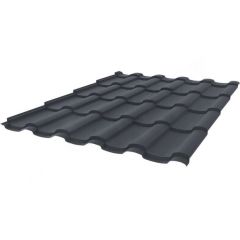 Профиль волнообразный Stynergy (Стинержи) S, 1165х1125х0,45 мм, Полиэстер (Россия) Zn100 RAL7024 (графитовый серый) м2