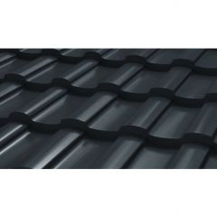 Профиль волнообразный Stynergy (Стинержи) S, 1165х1125х0,45 мм, Полиэстер (Россия) Zn100 RAL7016 (антрацитово-серый) м2