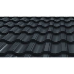 Профиль волнообразный Stynergy (Стинержи) G, 1195х1145х0,45 мм, Полиэстер (Россия) Zn100 RAL7016 (антрацитово-серый) м2