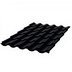 Металлочерепица Stynergy (Стинержи) Garda Corundum50, 1195х1145х0,50 мм, Полиэстер (Россия) Zn140, RAL7024 (графитовый серый) м2