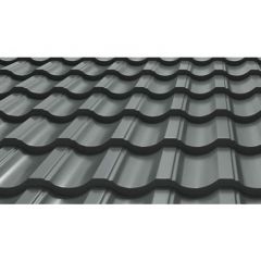 Профиль волнообразный Stynergy (Стинержи) G, 1195х1145х0,45 мм, Полиэстер (Россия) Zn100 RAL7005 (мышино-серый) м2