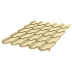 Профиль волнообразный Stynergy (Стинержи) G, 1195х1145х0,45 мм, Полиэстер (Россия) Zn100 RAL1014 (слоновая кость) м2