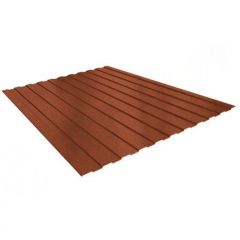 Профнастил Stynergy (Стинержи) Rooftop Бархат A, 1200х1150х0,50 мм С8, Текстуриров. полиэфирное покрытие (Северсталь) Zn180 RAL8004 (медно-коричневый) м2