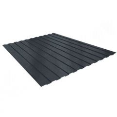 Профнастил Stynergy (Стинержи) Rooftop Бархат A, 1200х1150х0,50 мм С8, Текстуриров. полиэфирное покрытие (Северсталь) Zn180 RAL7016 (антрацитово-серый) м2