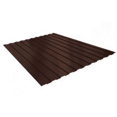 Профнастил Stynergy (Стинержи) Rooftop Бархат A, 1200х1150х0,50 мм С8, Текстуриров. полиэфирное покрытие (Северсталь) Zn180 RAL8017 (шоколадно-коричневый) м2