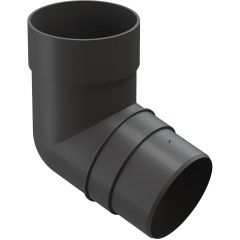 Колено 72° Docke (Деке) ПВХ Premium Графит