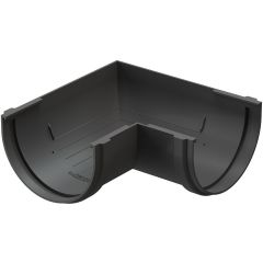 Угол желоба 90° Docke (Деке) ПВХ Premium Графит