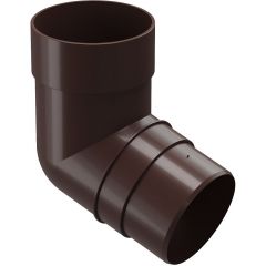 Колено 72° Docke (Деке) ПВХ Premium Шоколад