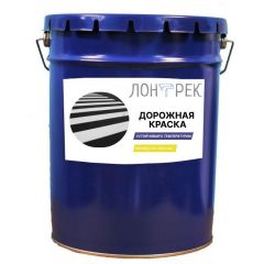 Краска Лонтрек АК-511 для дорожной разметки желтая 25 кг