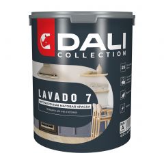 Краска интерьерная для стен и потолков Dali (Дали) Collection Lavado 7 Экстрапрочная База С 4,2 л