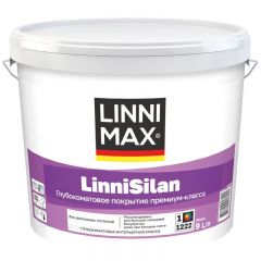 Краска водно-дисперсионная для внутренних работ Linnimax (Линнимакс) LinniSilan / ЛинниСилан База 1 11 л