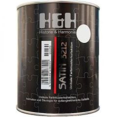 Краска интерьерная H&H Satin SG шелковисто-глянцевая белая 4,5 л