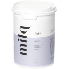 Краска интерьерная Milq (Милк) Absolute для любых поверхностей матовая белая 0,9 л