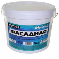 Краска водоэмульсионная Movatex Stroyka фасадная 14 кг