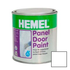 Краска для дверей Hemel Panel Dооr Paint полуглянцевая 2201H Белая база 0,71 л