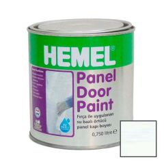 Краска для дверей Hemel Panel Dооr Paint полуглянцевая 2211H Полярная белая 0,75 л