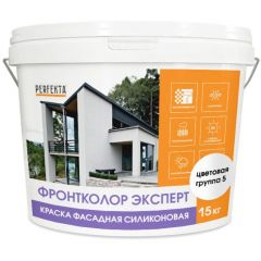 Краска фасадная силиконовая Perfekta (Пэрфекта) Фронтколор Эксперт цветовая группа 5 15 кг