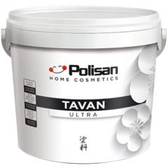 Краска для потолков акриловая Polisan Tavan (Полисан Таван) Ceiling Ultra глубокоматовая 17,5 кг