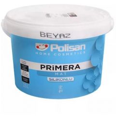 Краска интерьерная силиконовая Polisan Primera (Полисан Примера) Silikonlu Mat матовая База А 2,5 л