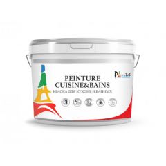 Краска для кухонь и ванн Paritet (Паритет) Cuisine&Bains, База А, 9 л