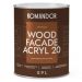 Универсальная акриловая краска для деревянных поверхностей Командор Faсade Acryl Wood 20 полуматовая База A 0,9 л