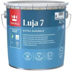 Краска интерьерная Tikkurila (Тиккурила) Luja 7 Для влажных помещений База А 2.7 л