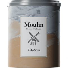 Краска интерьерная для стен Moulin (Моулин) Velours для помещений с нормальной и повышенной влажностью, прозрачная, База С 2,7 л