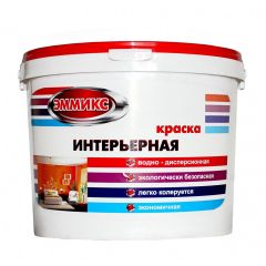 Краска интерьерная Эммикс ВД моющаяся белая 1,3 кг