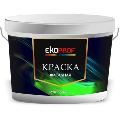 Краска фасадная Ekoprof супербелая 14 кг