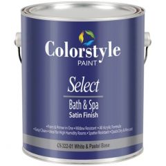 Краска интерьерная акриловая для кухни и ванной Colorstyle Select Bath and Spa Satin Finish CS322 сатин 3 л