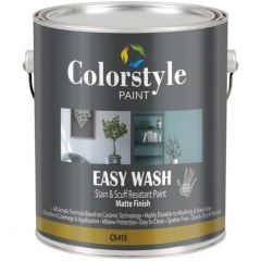 Краска интерьерная акриловая Colorstyle Easy Wash Stain & Scuff Resistant Paint Matte Finish CS415 матовая 3 л