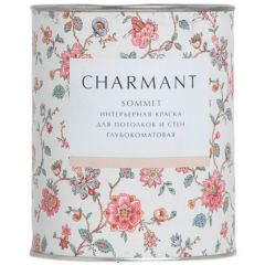 Краска интерьерная акрил-уретановая Charmant (Чармэнт) Sommet глубокоматовая 0,9 л