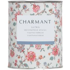 Краска интерьерная водно-дисперсионная акрил-уретановая Charmant (Чармэнт) Ultra ультрастойкая ультраматовая 0,9 л