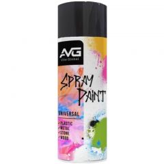 Краска аэрозольная AVG (АВГ) универсальная черный глянцевый RAL9005 №39 240 г